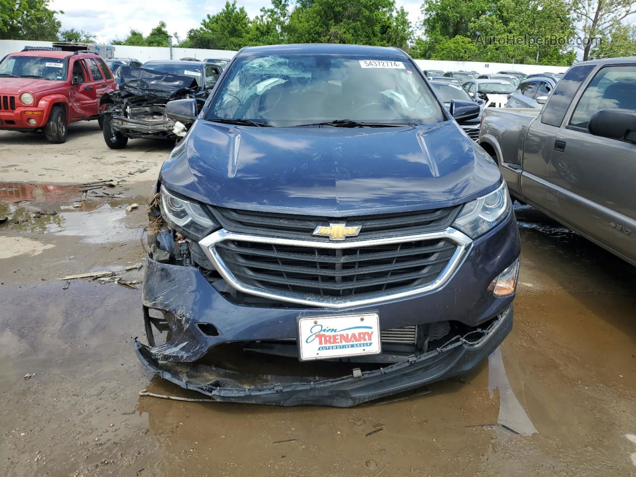 2018 Chevrolet Equinox Lt Blue vin: 3GNAXJEV2JS602295