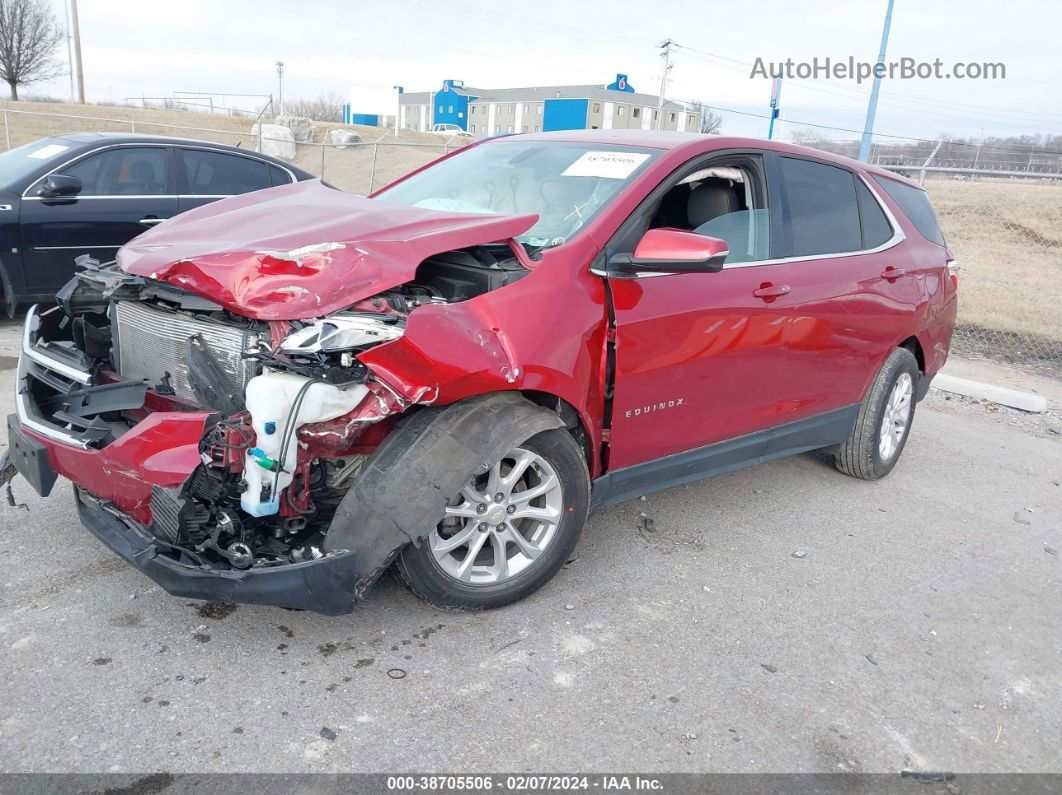 2018 Chevrolet Equinox Lt Burgundy vin: 3GNAXJEV2JS614866