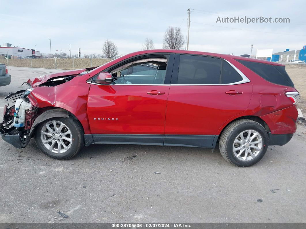 2018 Chevrolet Equinox Lt Burgundy vin: 3GNAXJEV2JS614866