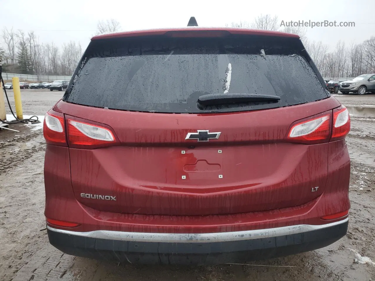 2018 Chevrolet Equinox Lt Burgundy vin: 3GNAXJEV2JS627245