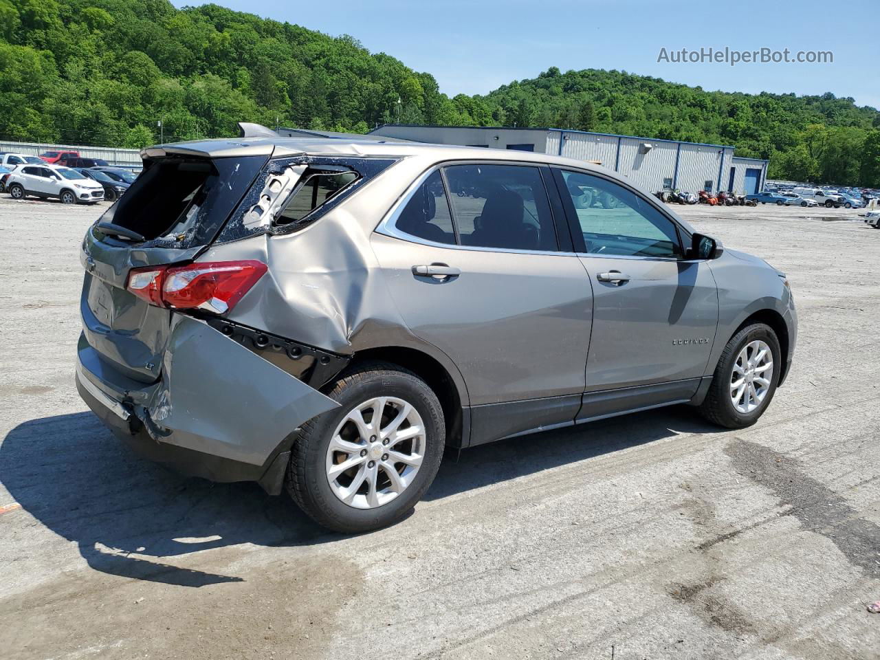 2018 Chevrolet Equinox Lt Gray vin: 3GNAXJEV2JS632574