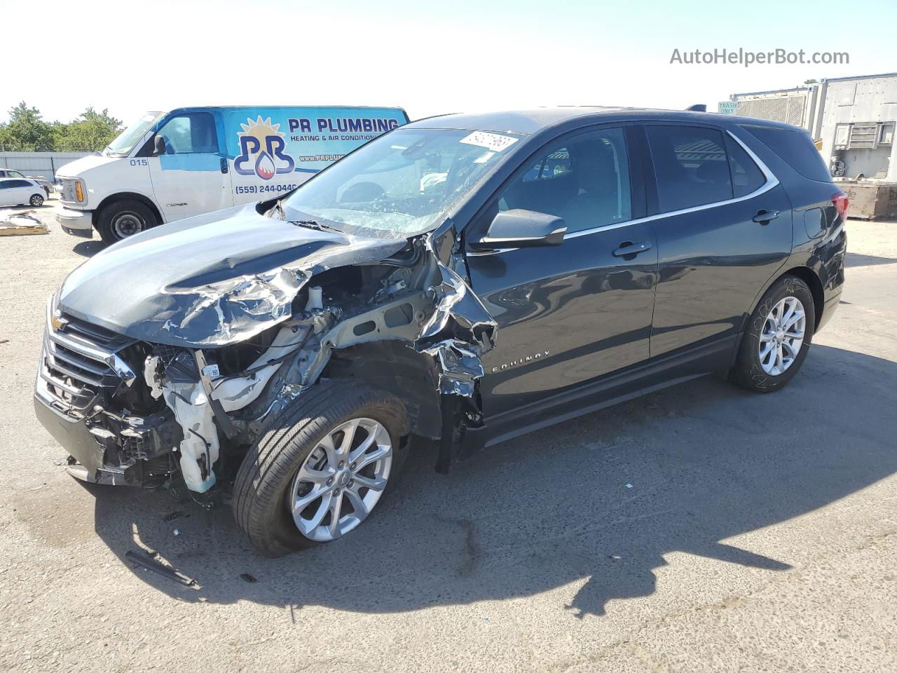 2019 Chevrolet Equinox Lt Серый vin: 3GNAXJEV2KS650655