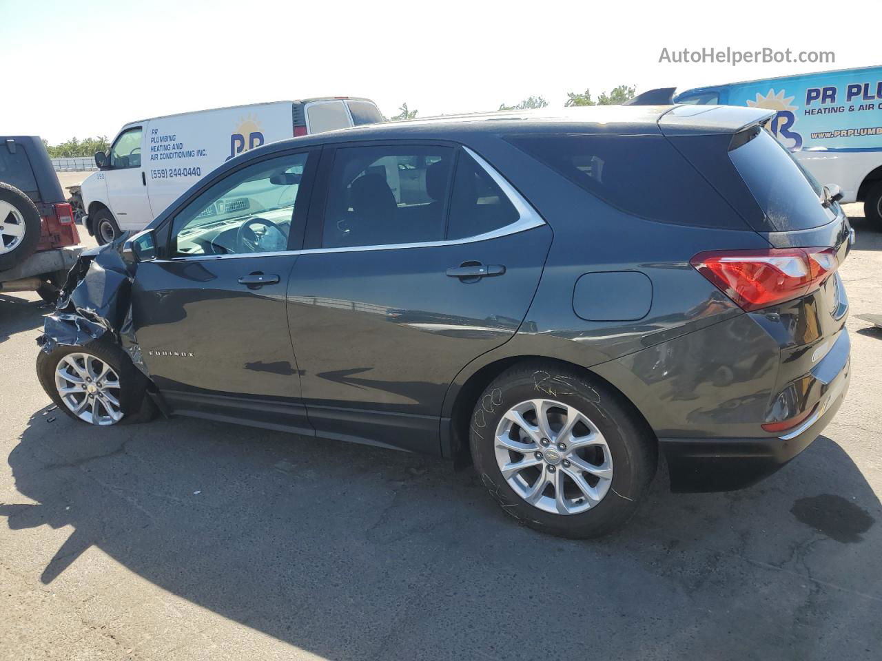 2019 Chevrolet Equinox Lt Gray vin: 3GNAXJEV2KS650655