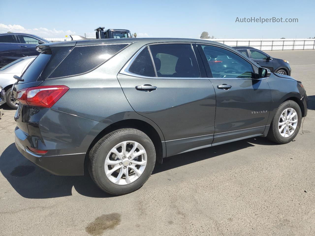 2019 Chevrolet Equinox Lt Gray vin: 3GNAXJEV2KS650655