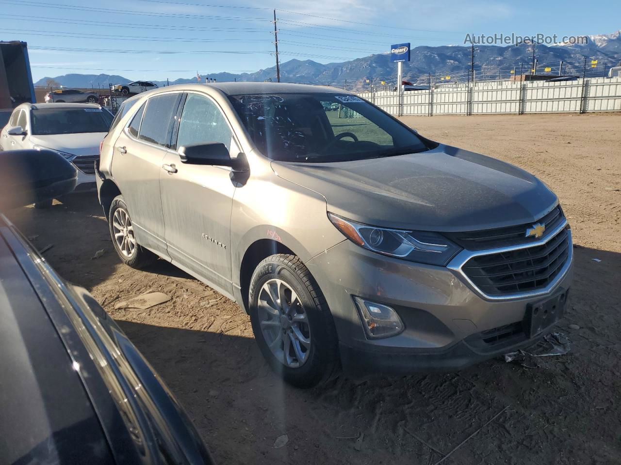 2018 Chevrolet Equinox Lt Серый vin: 3GNAXJEV3JL121319