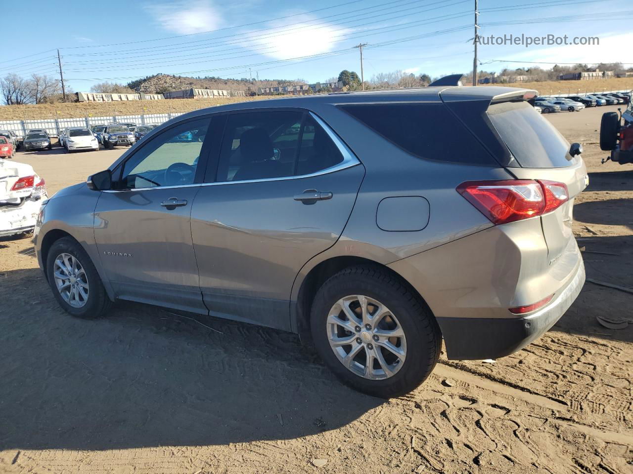 2018 Chevrolet Equinox Lt Серый vin: 3GNAXJEV3JL121319