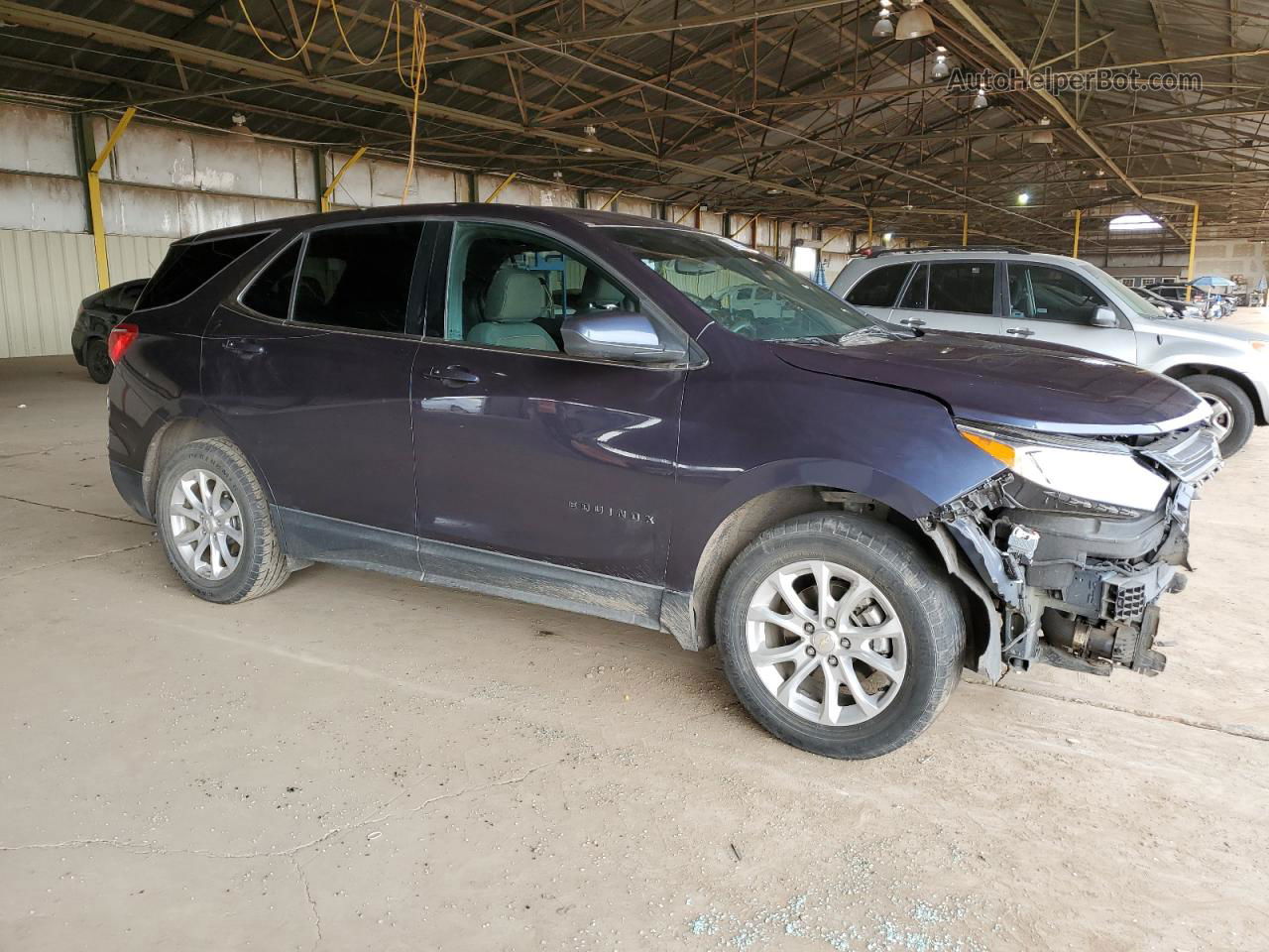 2018 Chevrolet Equinox Lt Purple vin: 3GNAXJEV3JS512637