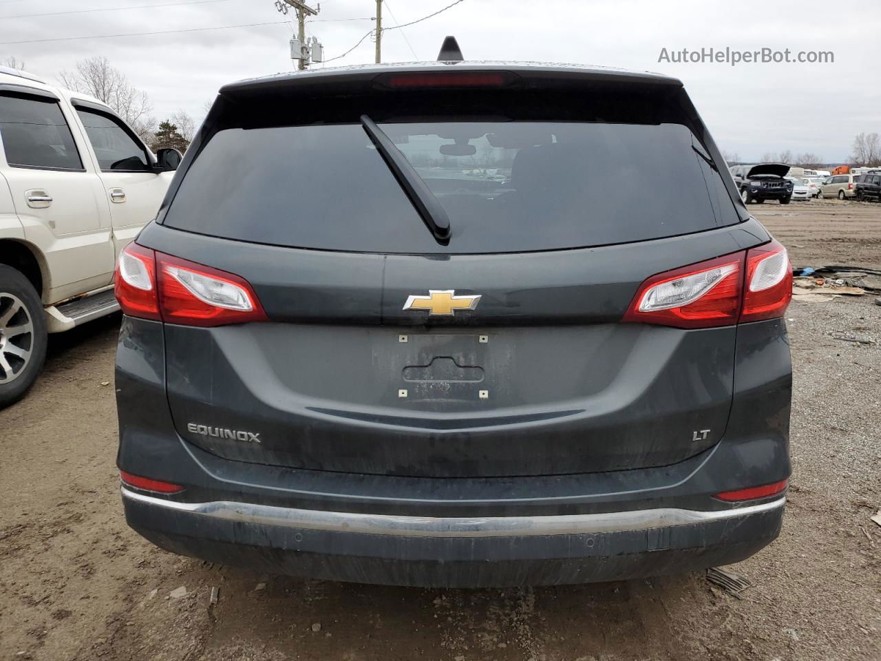 2018 Chevrolet Equinox Lt Серый vin: 3GNAXJEV3JS568318