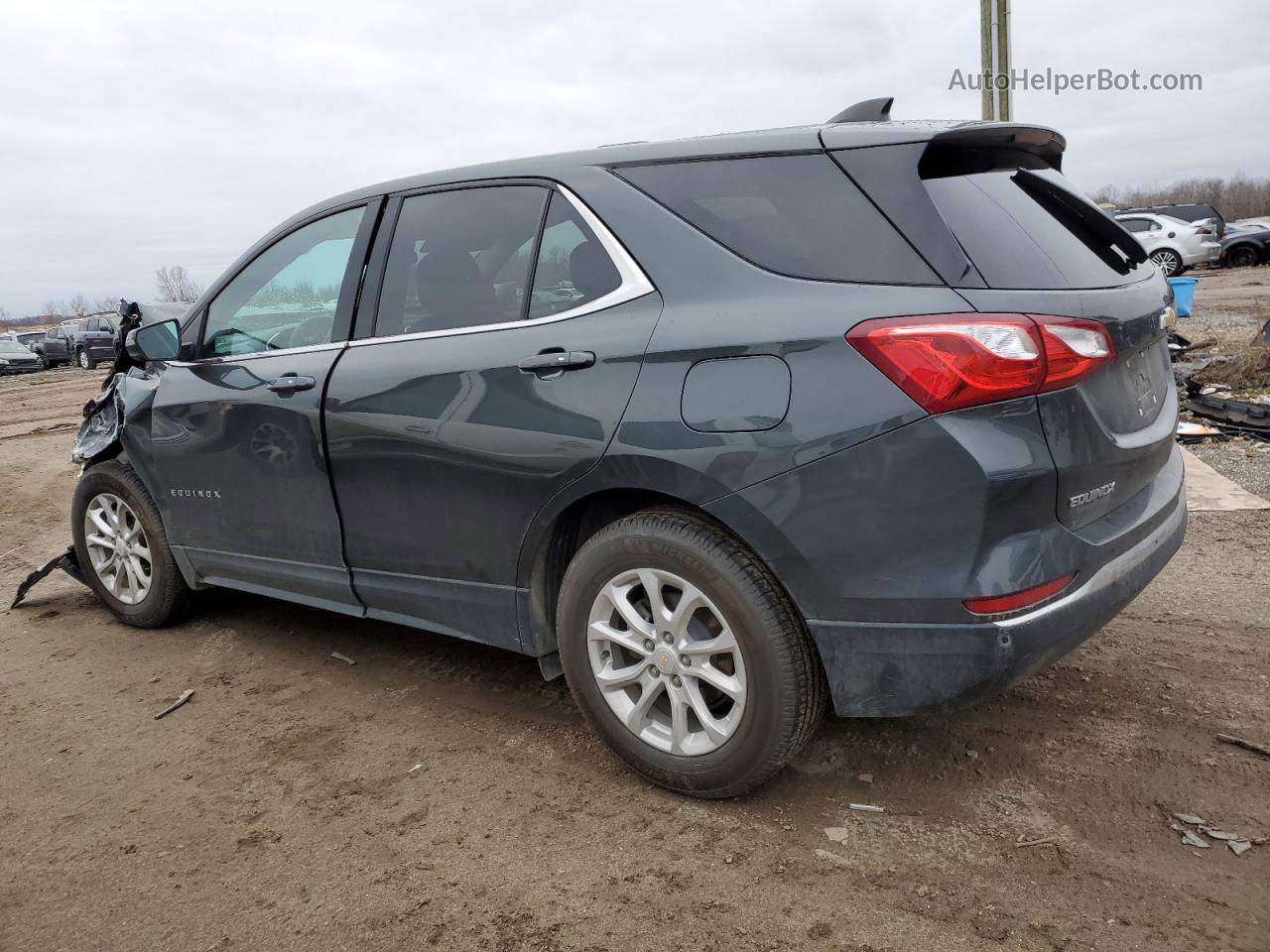 2018 Chevrolet Equinox Lt Серый vin: 3GNAXJEV3JS568318