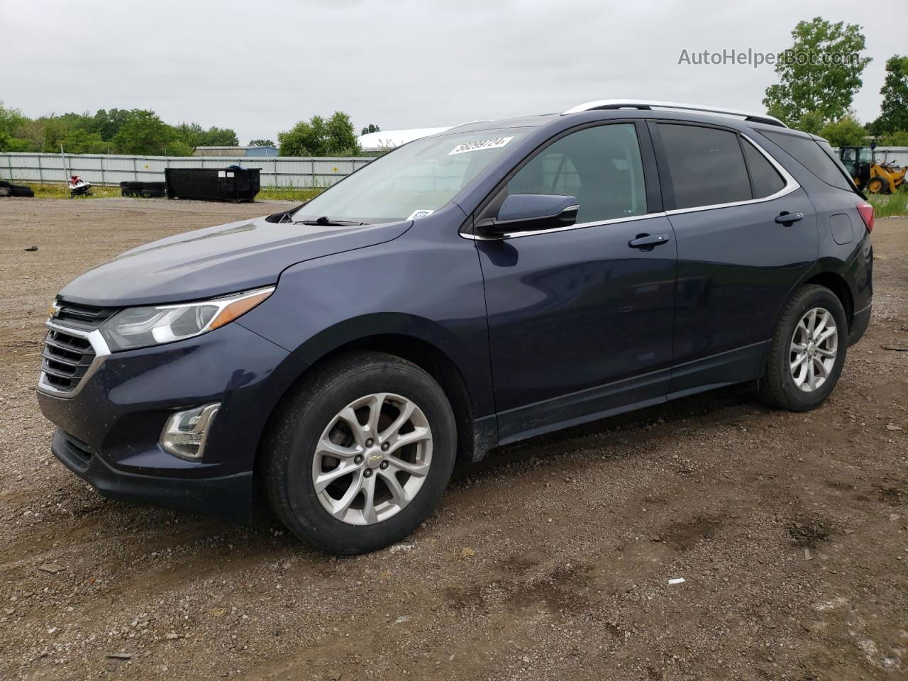 2018 Chevrolet Equinox Lt Blue vin: 3GNAXJEV3JS607635