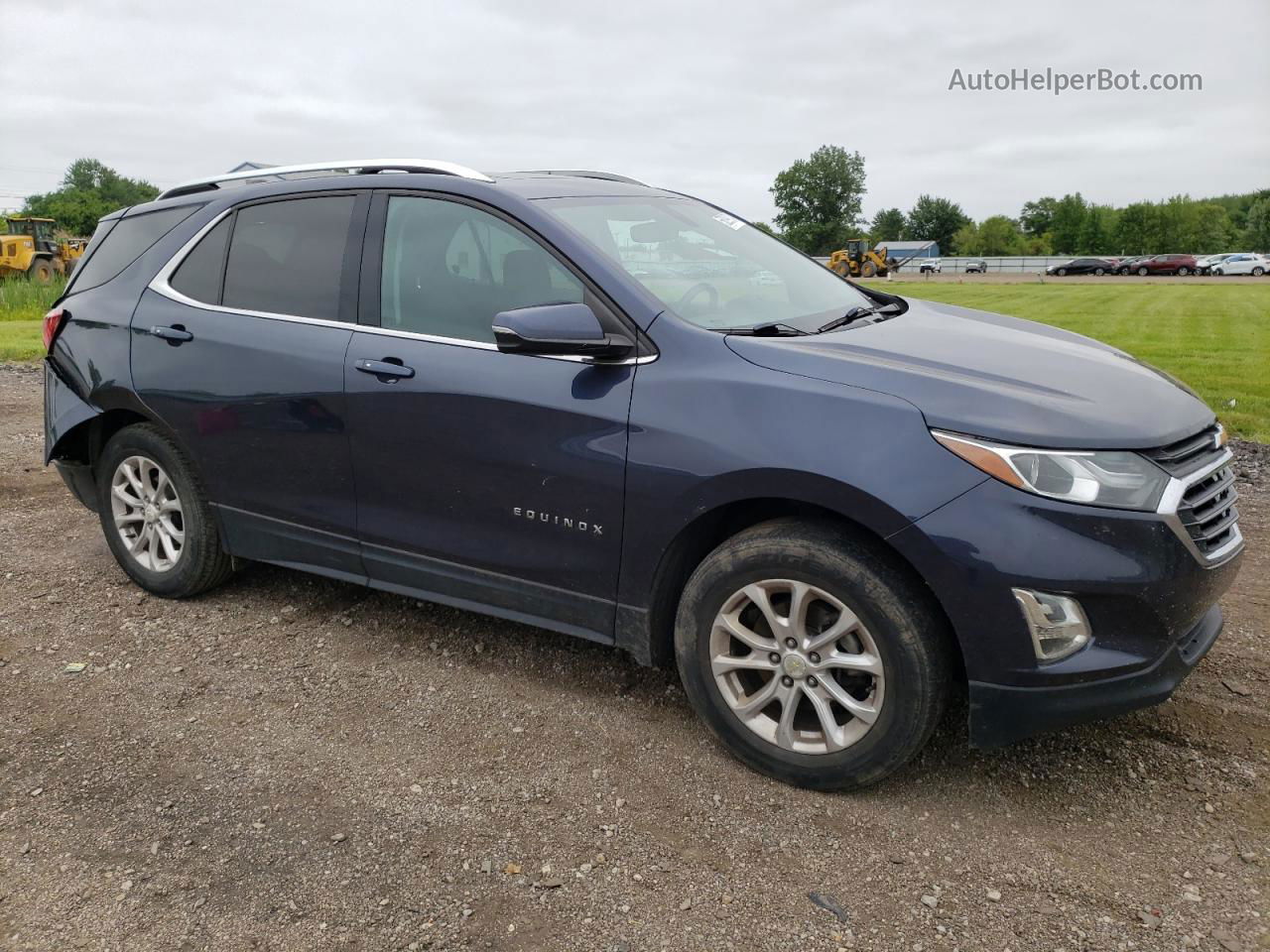 2018 Chevrolet Equinox Lt Blue vin: 3GNAXJEV3JS607635