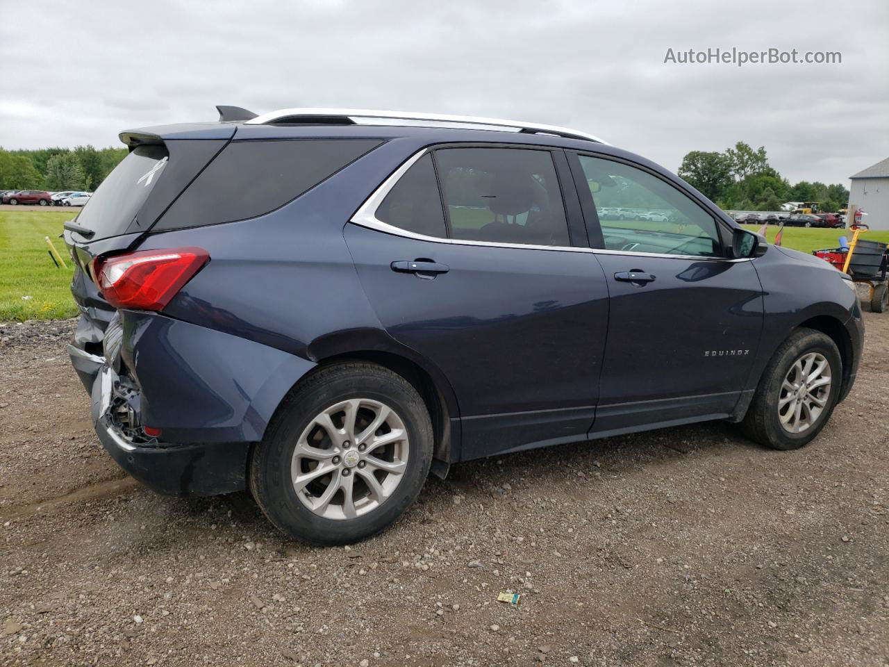 2018 Chevrolet Equinox Lt Blue vin: 3GNAXJEV3JS607635