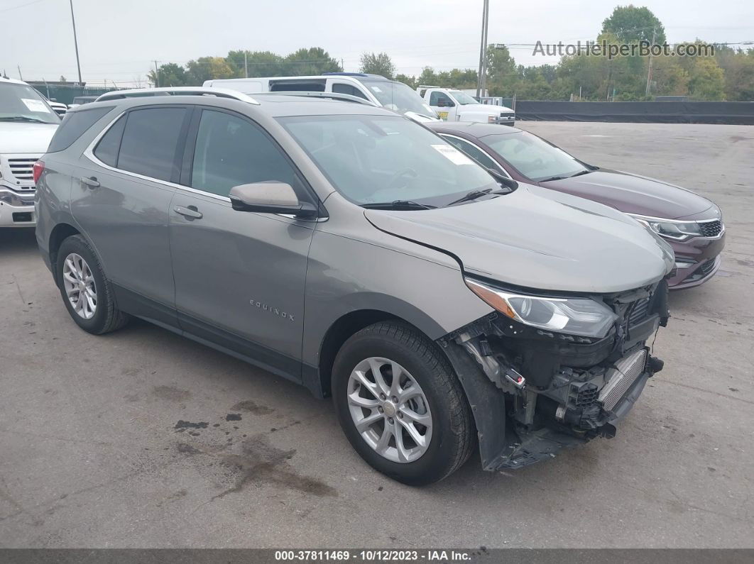 2018 Chevrolet Equinox Lt Gray vin: 3GNAXJEV3JS625343