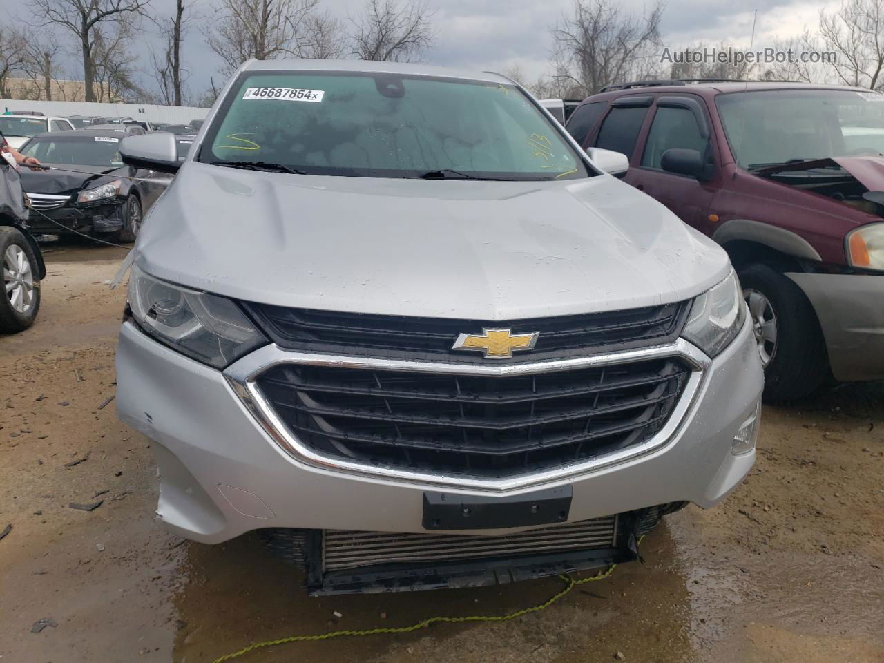 2019 Chevrolet Equinox Lt Silver vin: 3GNAXJEV3KS615946