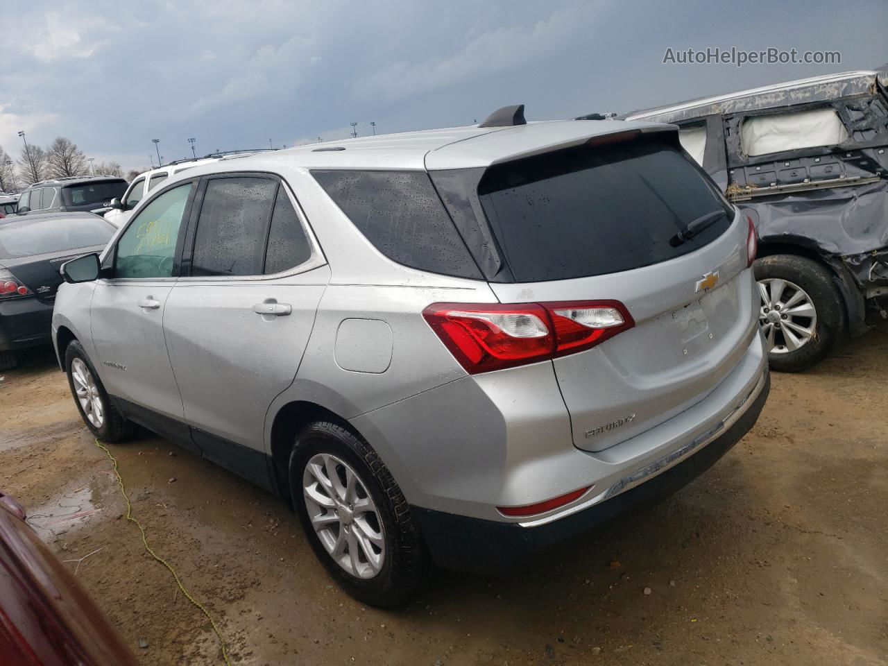 2019 Chevrolet Equinox Lt Silver vin: 3GNAXJEV3KS615946