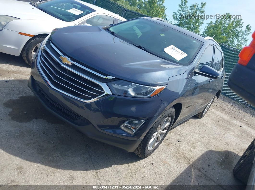 2018 Chevrolet Equinox Lt Blue vin: 3GNAXJEV4JL116999