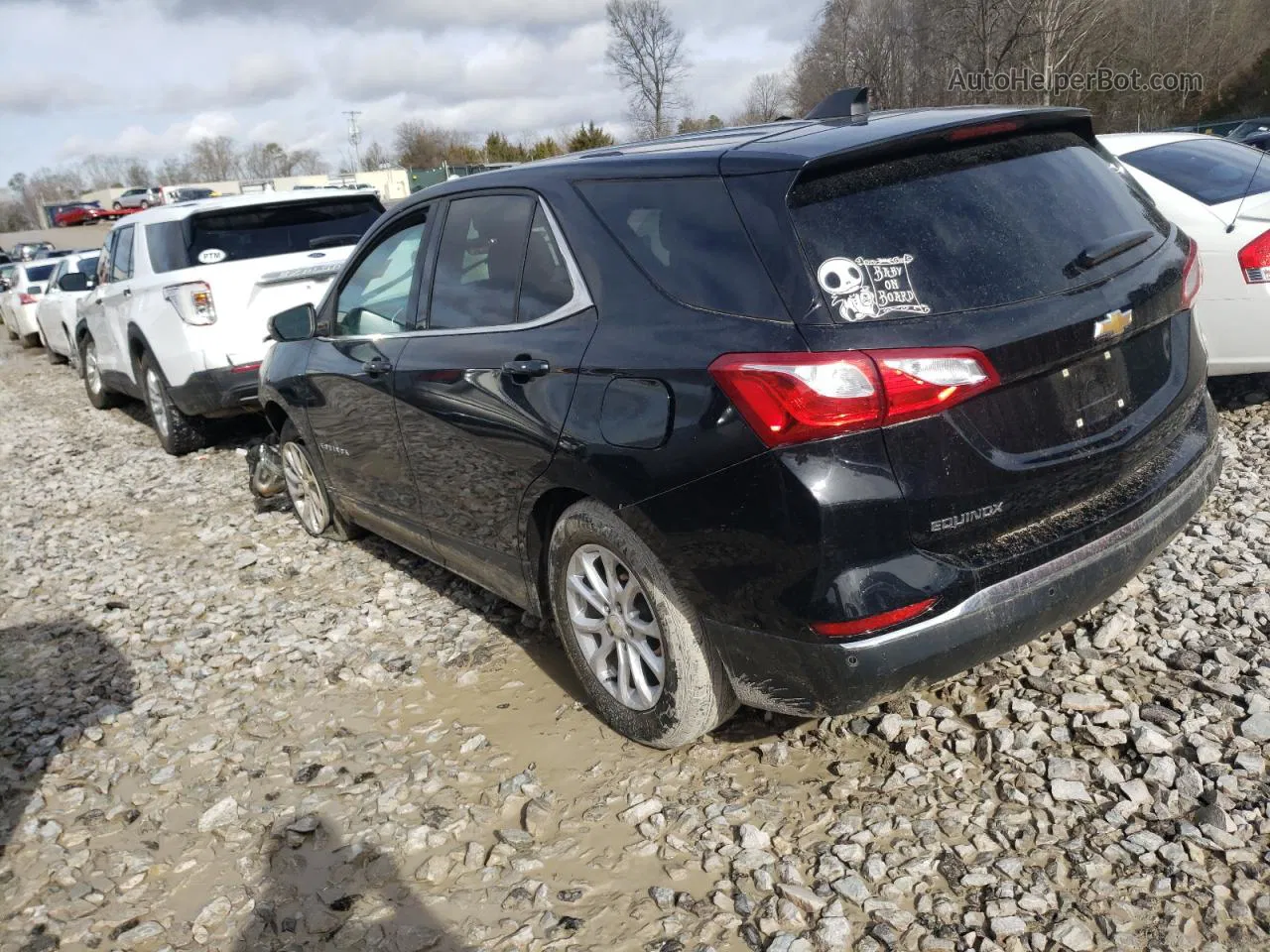 2018 Chevrolet Equinox Lt Black vin: 3GNAXJEV4JL259998