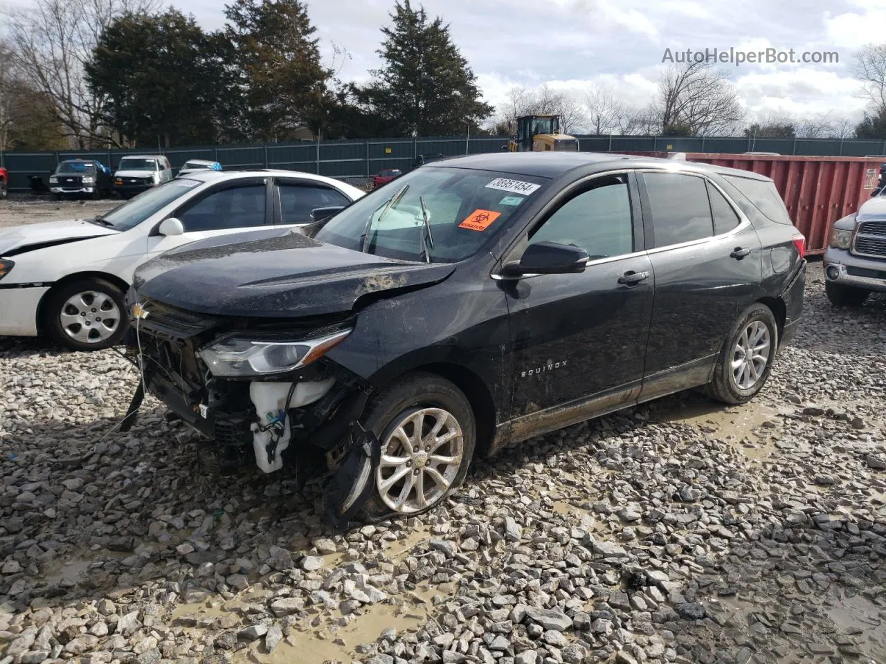 2018 Chevrolet Equinox Lt Black vin: 3GNAXJEV4JL259998