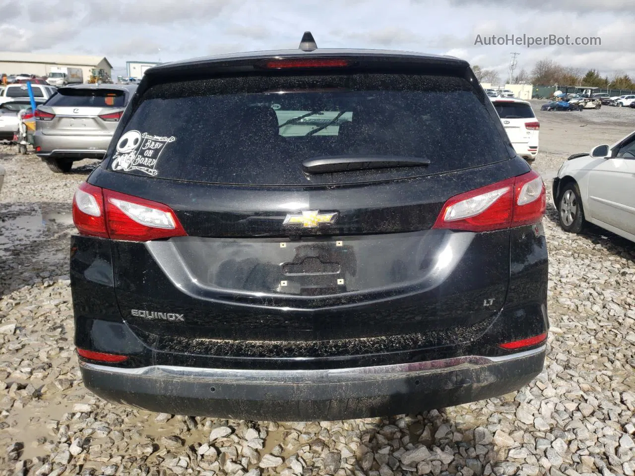 2018 Chevrolet Equinox Lt Black vin: 3GNAXJEV4JL259998