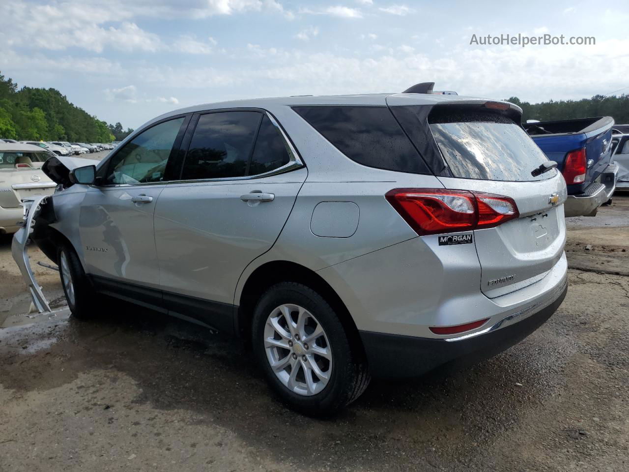 2018 Chevrolet Equinox Lt Серебряный vin: 3GNAXJEV4JS540981