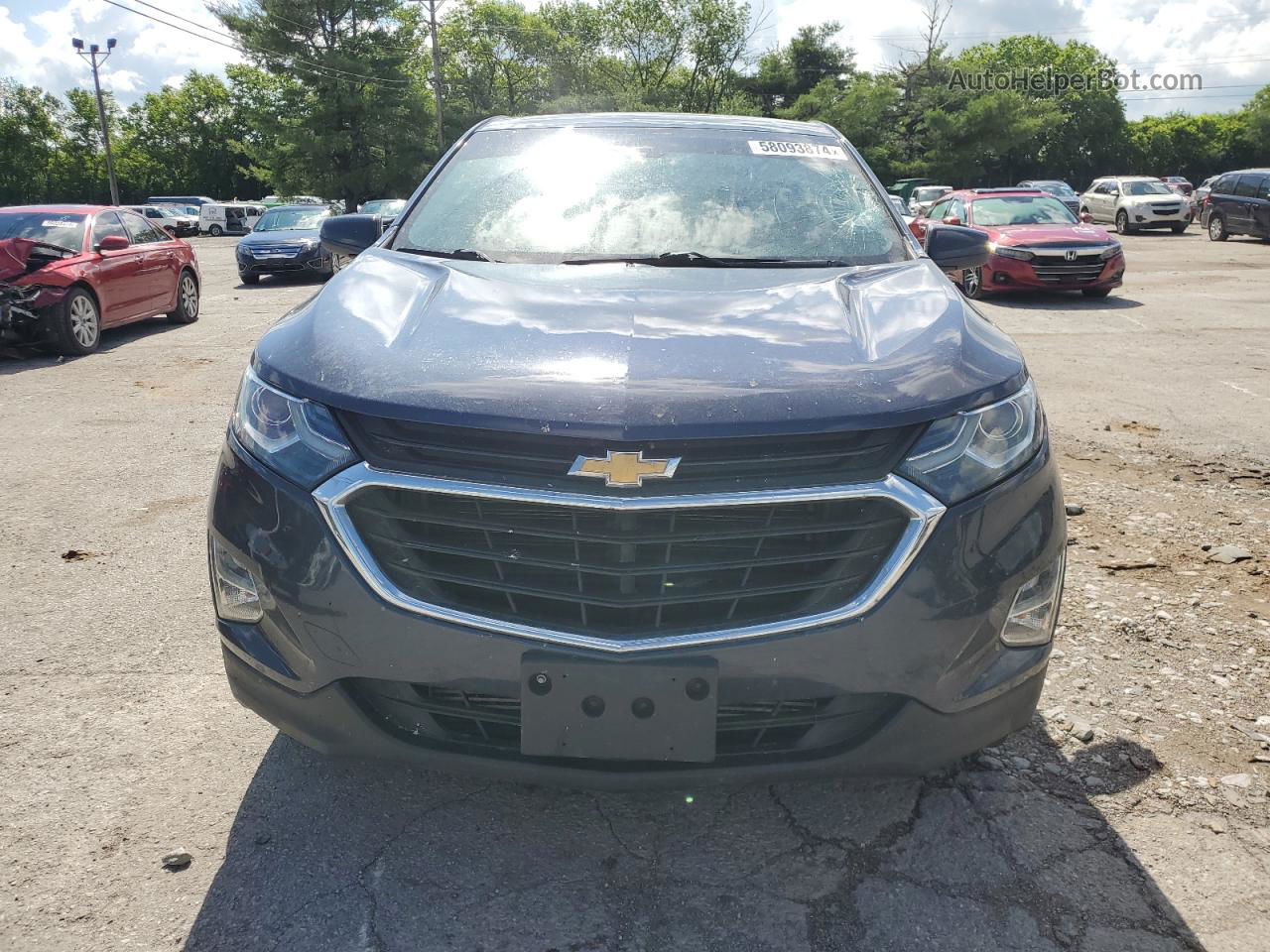 2018 Chevrolet Equinox Lt Blue vin: 3GNAXJEV4JS548482