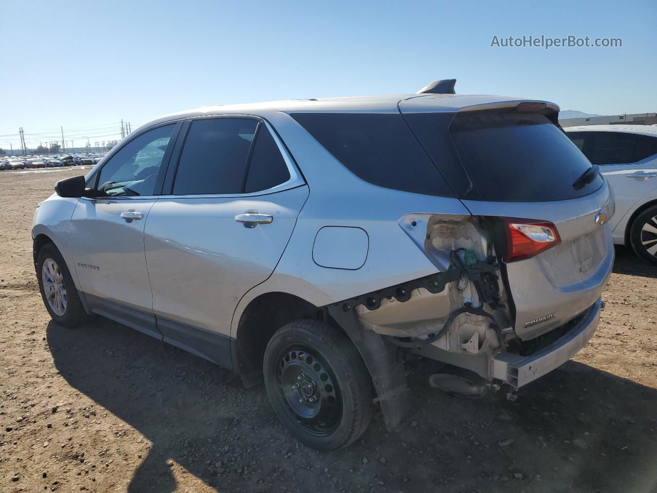 2018 Chevrolet Equinox Lt Silver vin: 3GNAXJEV4JS556341