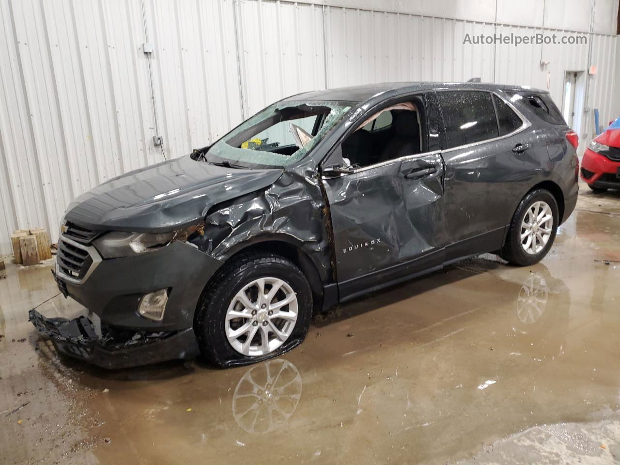 2018 Chevrolet Equinox Lt Charcoal vin: 3GNAXJEV4JS556470