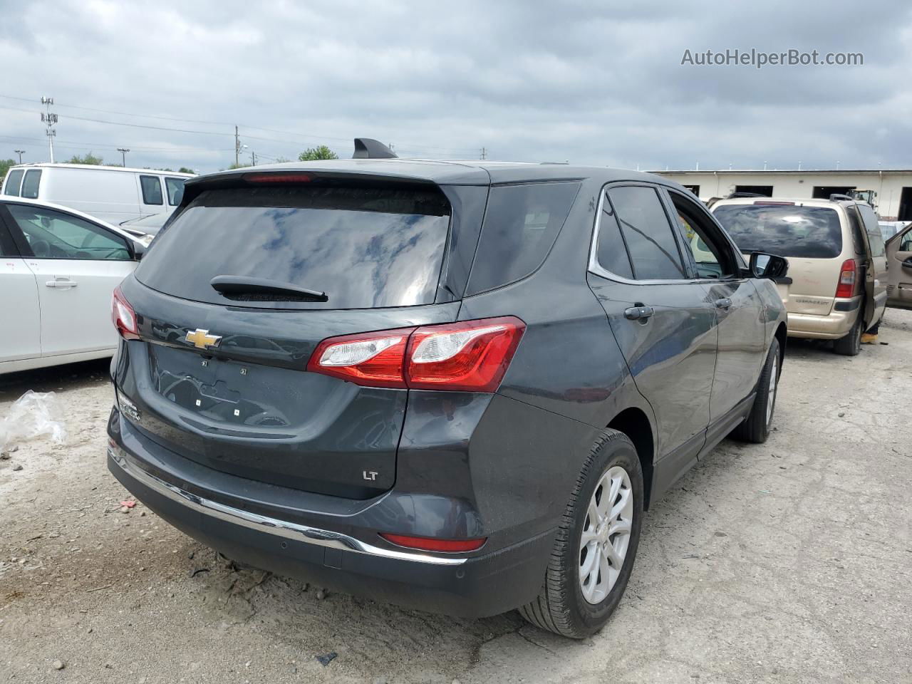 2018 Chevrolet Equinox Lt Gray vin: 3GNAXJEV4JS593180