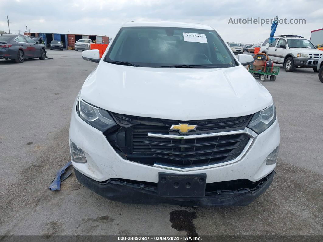 2018 Chevrolet Equinox Lt White vin: 3GNAXJEV4JS612648