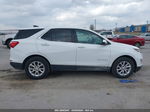 2018 Chevrolet Equinox Lt White vin: 3GNAXJEV4JS612648