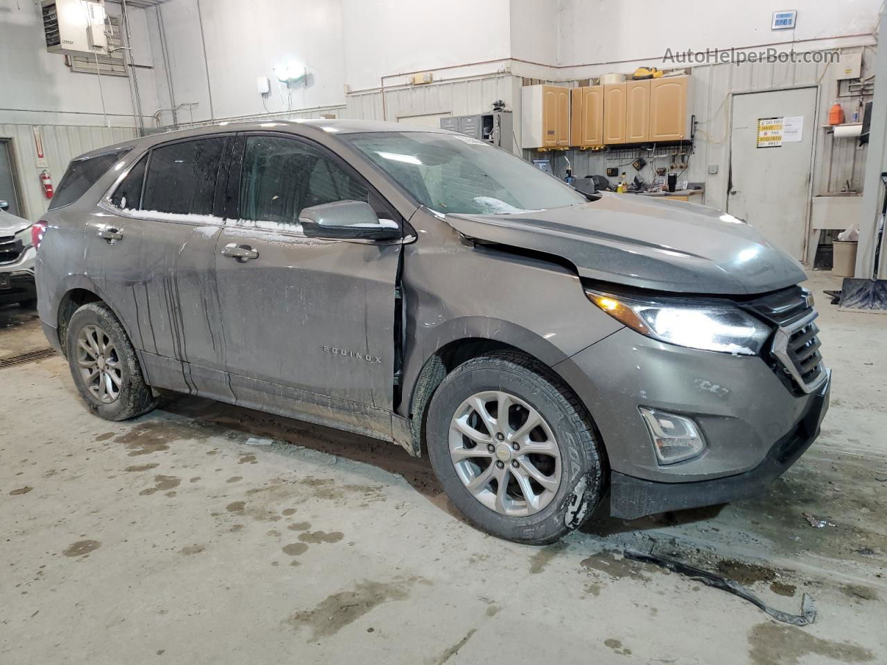 2018 Chevrolet Equinox Lt Gray vin: 3GNAXJEV4JS616361