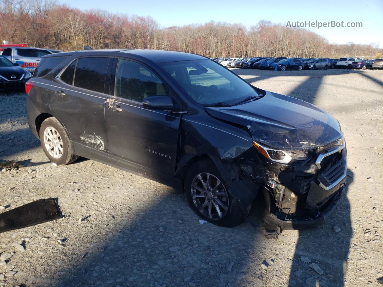 2019 Chevrolet Equinox Lt Blue vin: 3GNAXJEV4KS609640