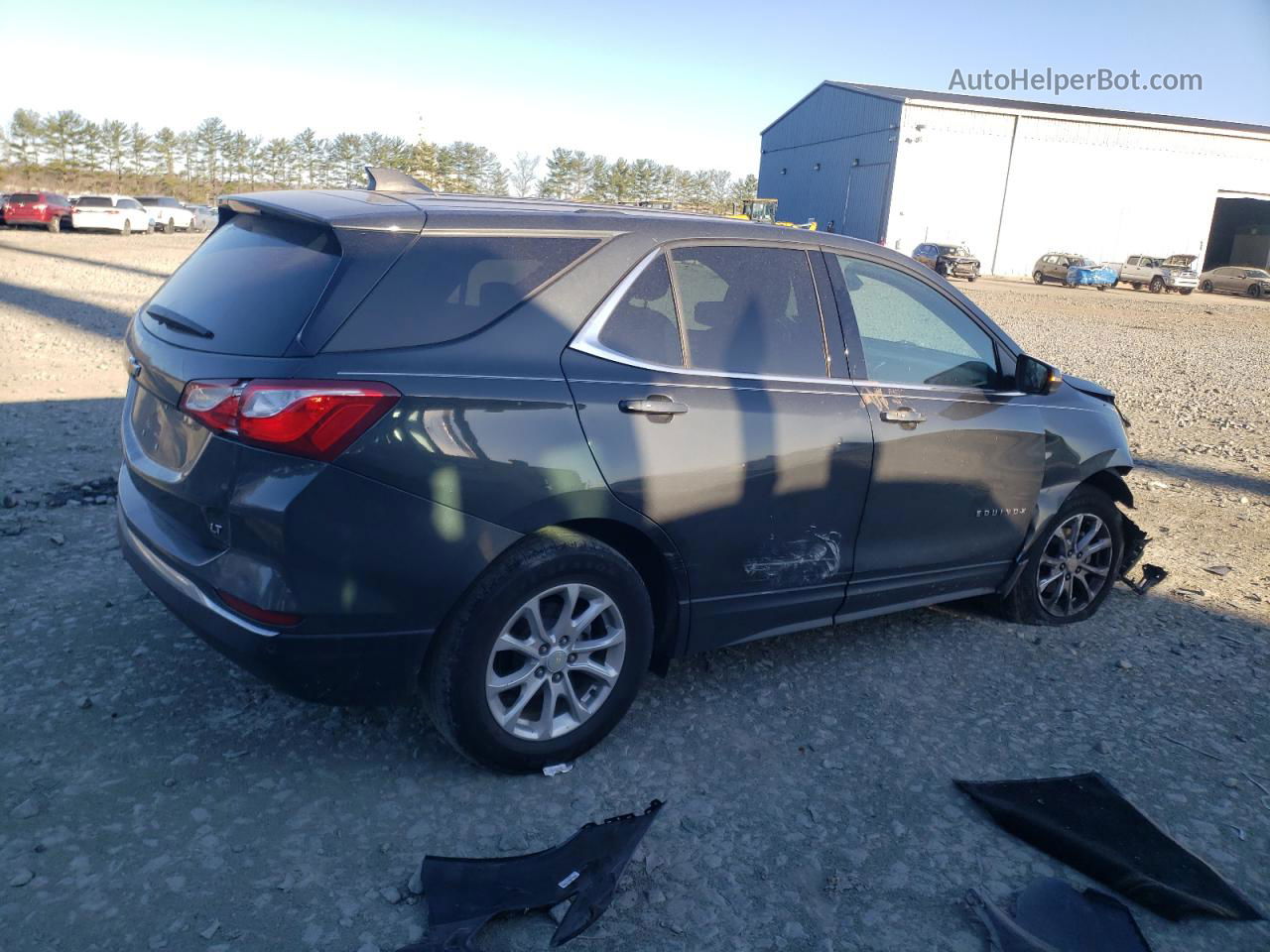 2019 Chevrolet Equinox Lt Blue vin: 3GNAXJEV4KS609640