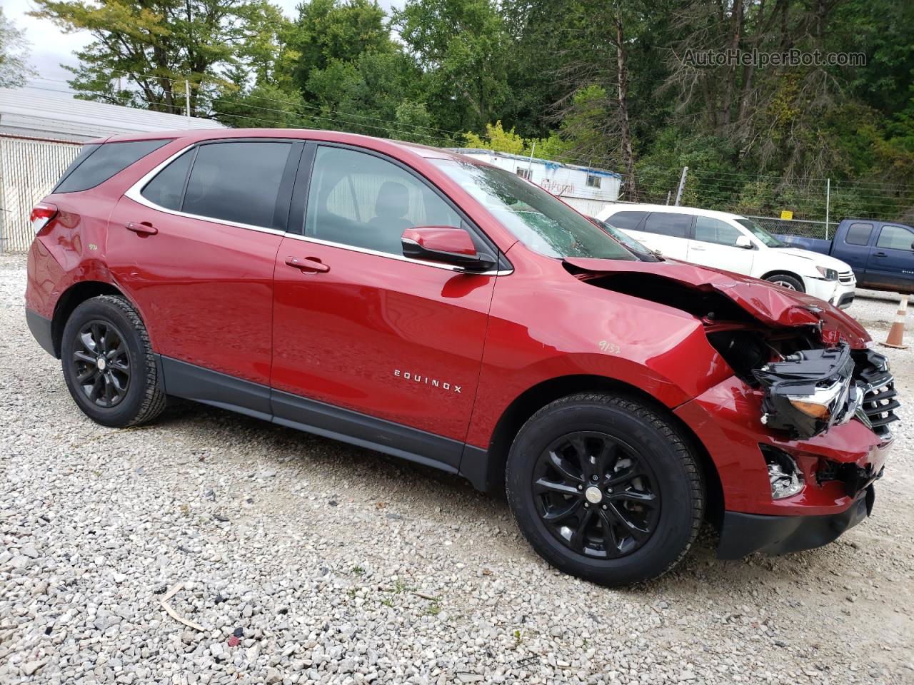 2019 Chevrolet Equinox Lt Red vin: 3GNAXJEV4KS644033