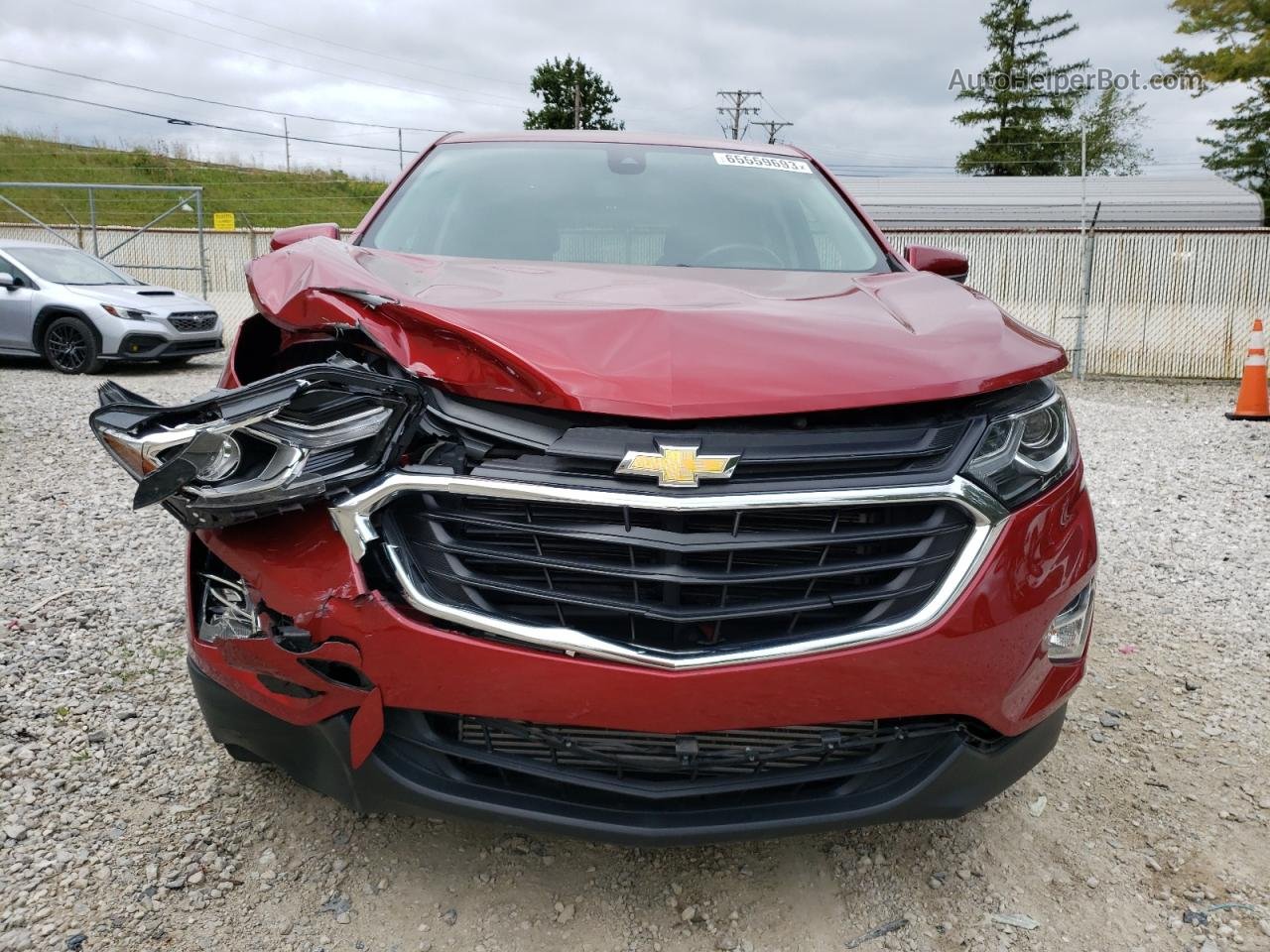 2019 Chevrolet Equinox Lt Red vin: 3GNAXJEV4KS644033