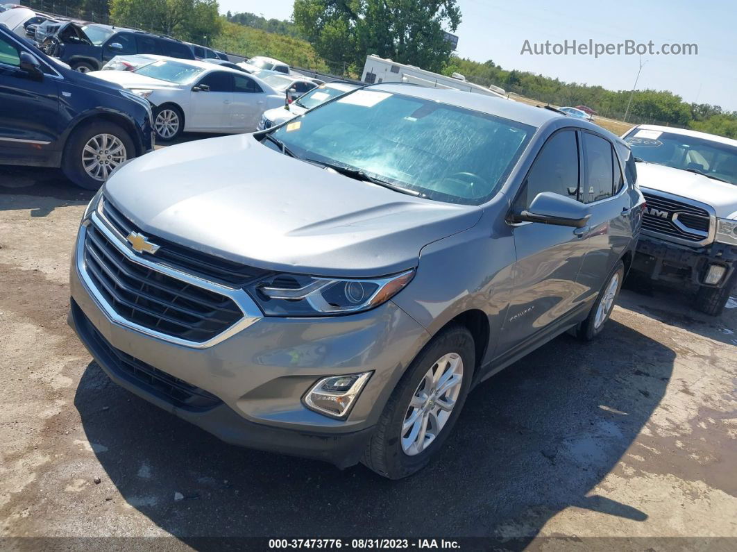 2018 Chevrolet Equinox Lt Gray vin: 3GNAXJEV5JL137571