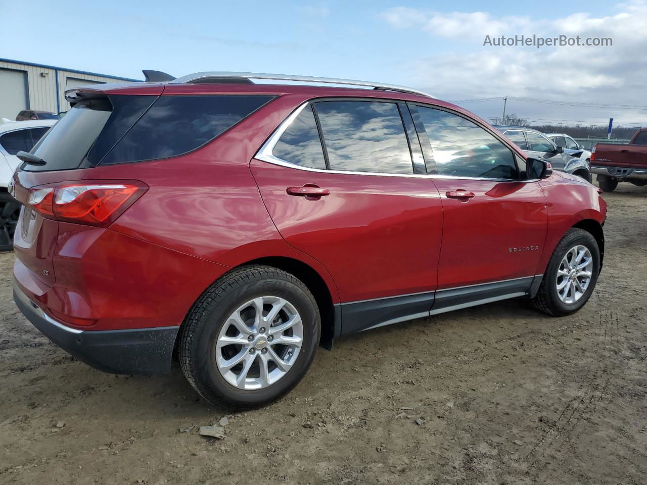 2018 Chevrolet Equinox Lt Красный vin: 3GNAXJEV5JL331078