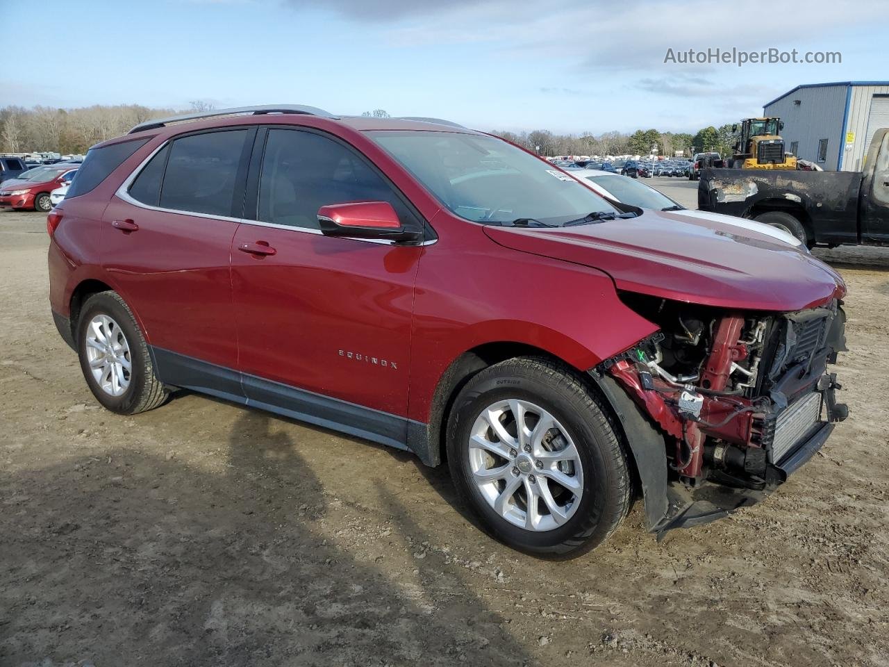 2018 Chevrolet Equinox Lt Red vin: 3GNAXJEV5JL331078