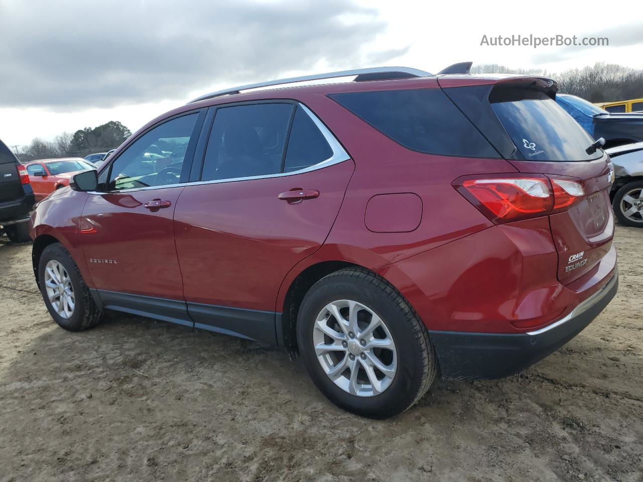 2018 Chevrolet Equinox Lt Красный vin: 3GNAXJEV5JL331078