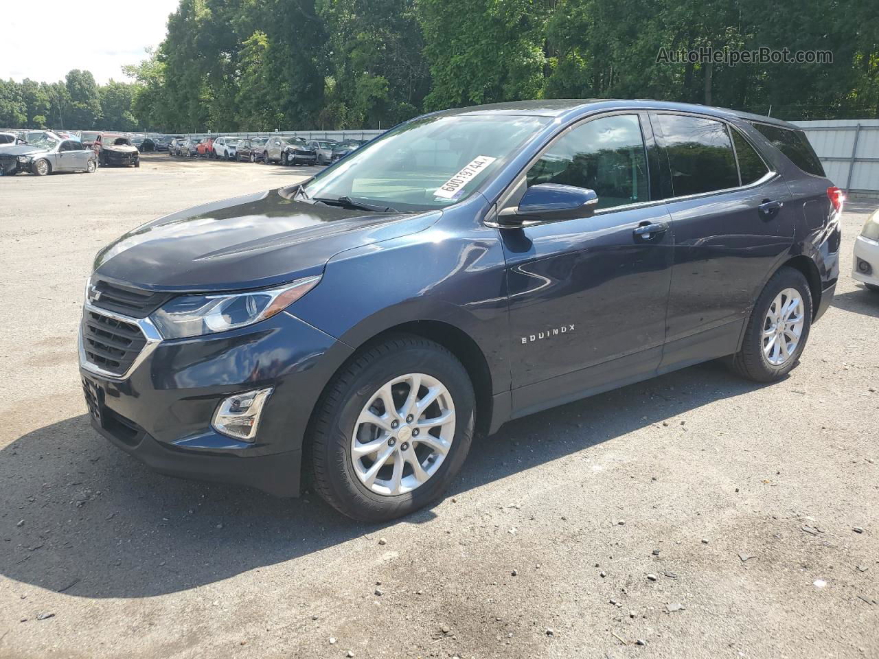 2018 Chevrolet Equinox Lt Blue vin: 3GNAXJEV5JS528497