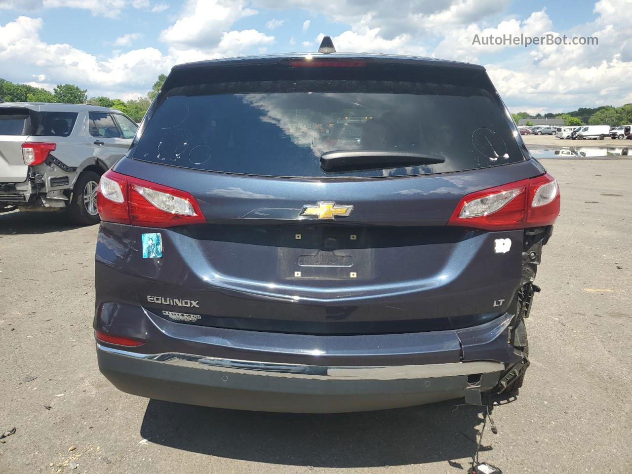 2018 Chevrolet Equinox Lt Blue vin: 3GNAXJEV5JS528497