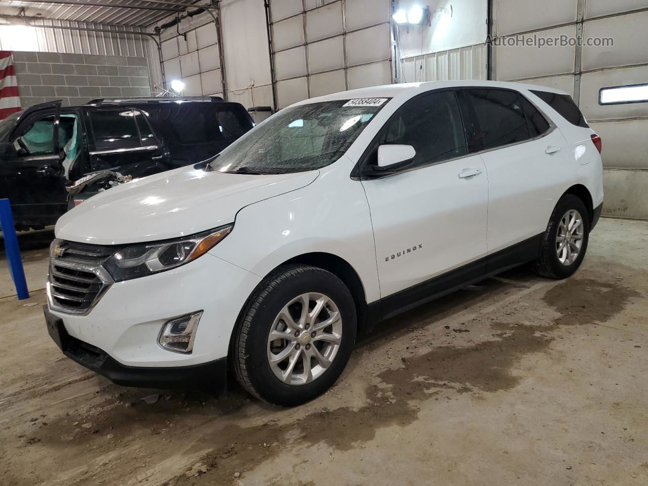 2018 Chevrolet Equinox Lt White vin: 3GNAXJEV5JS548006