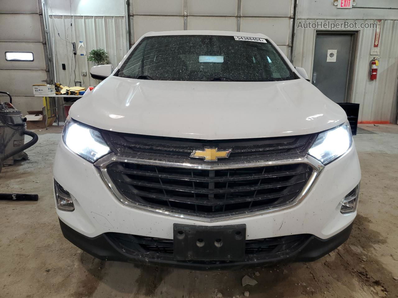 2018 Chevrolet Equinox Lt White vin: 3GNAXJEV5JS548006