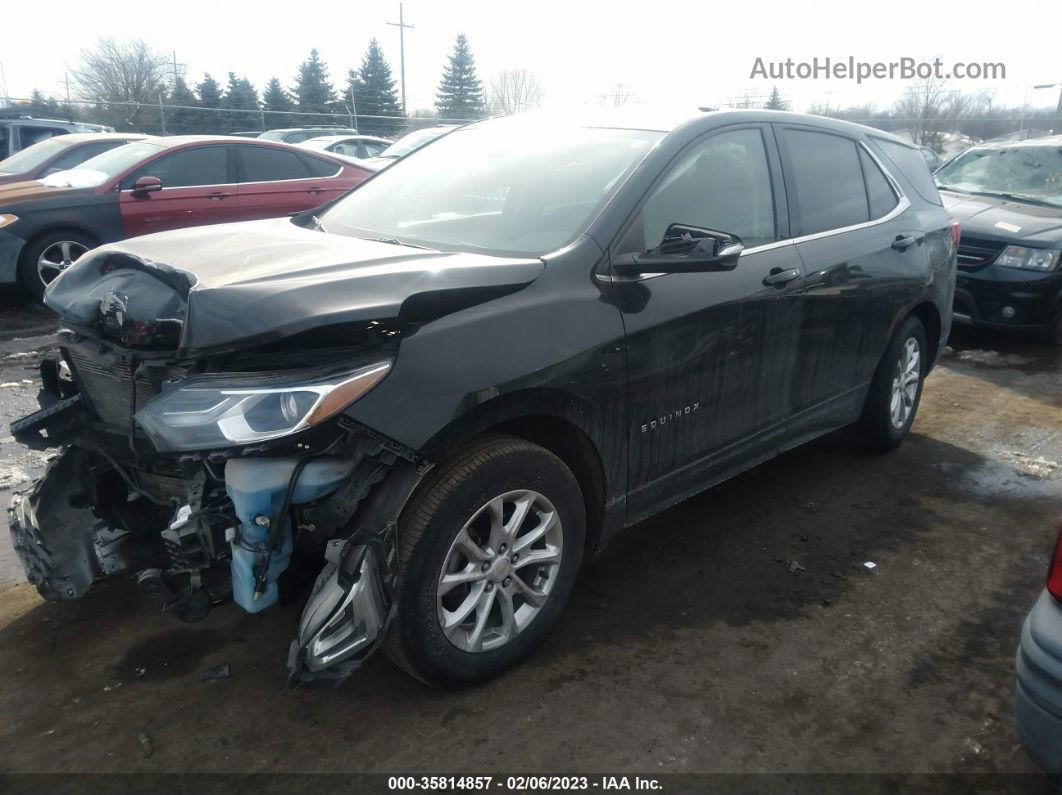 2019 Chevrolet Equinox Lt Black vin: 3GNAXJEV5KL370450