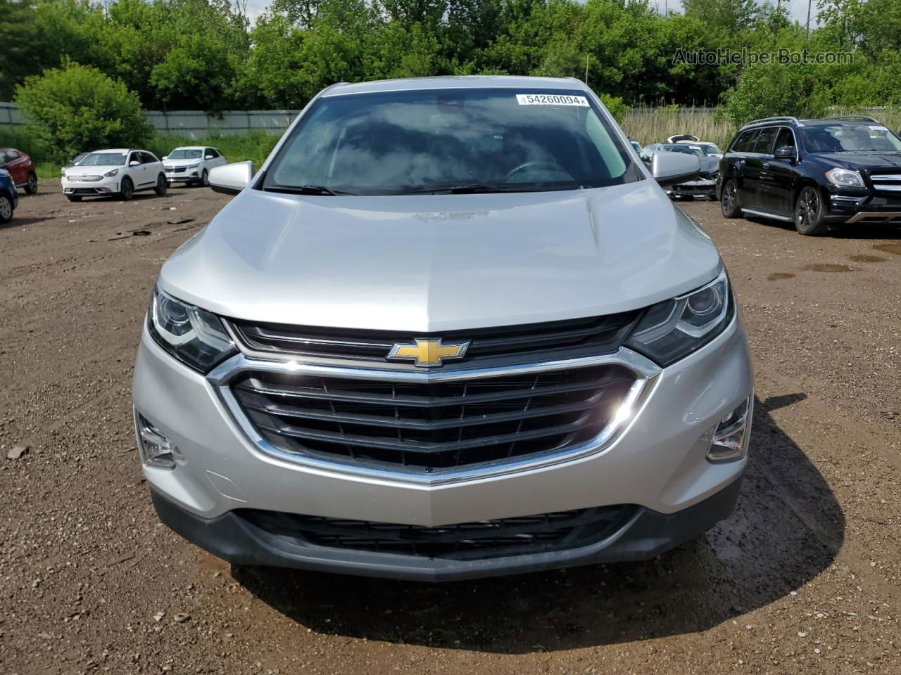 2019 Chevrolet Equinox Lt Silver vin: 3GNAXJEV5KS619240