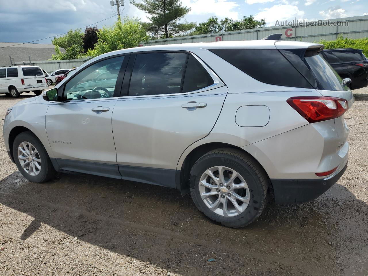 2019 Chevrolet Equinox Lt Silver vin: 3GNAXJEV5KS619240