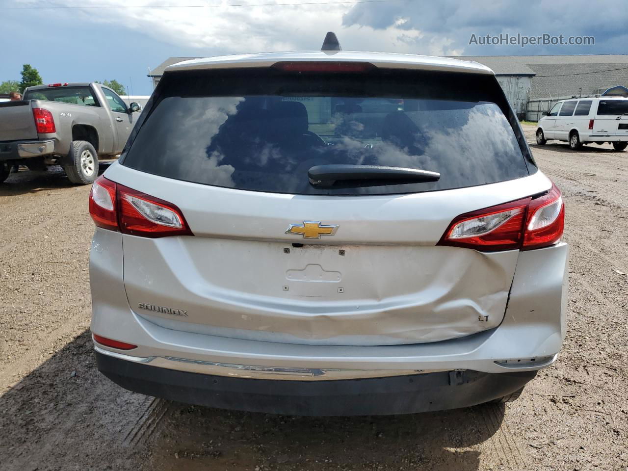 2019 Chevrolet Equinox Lt Silver vin: 3GNAXJEV5KS619240