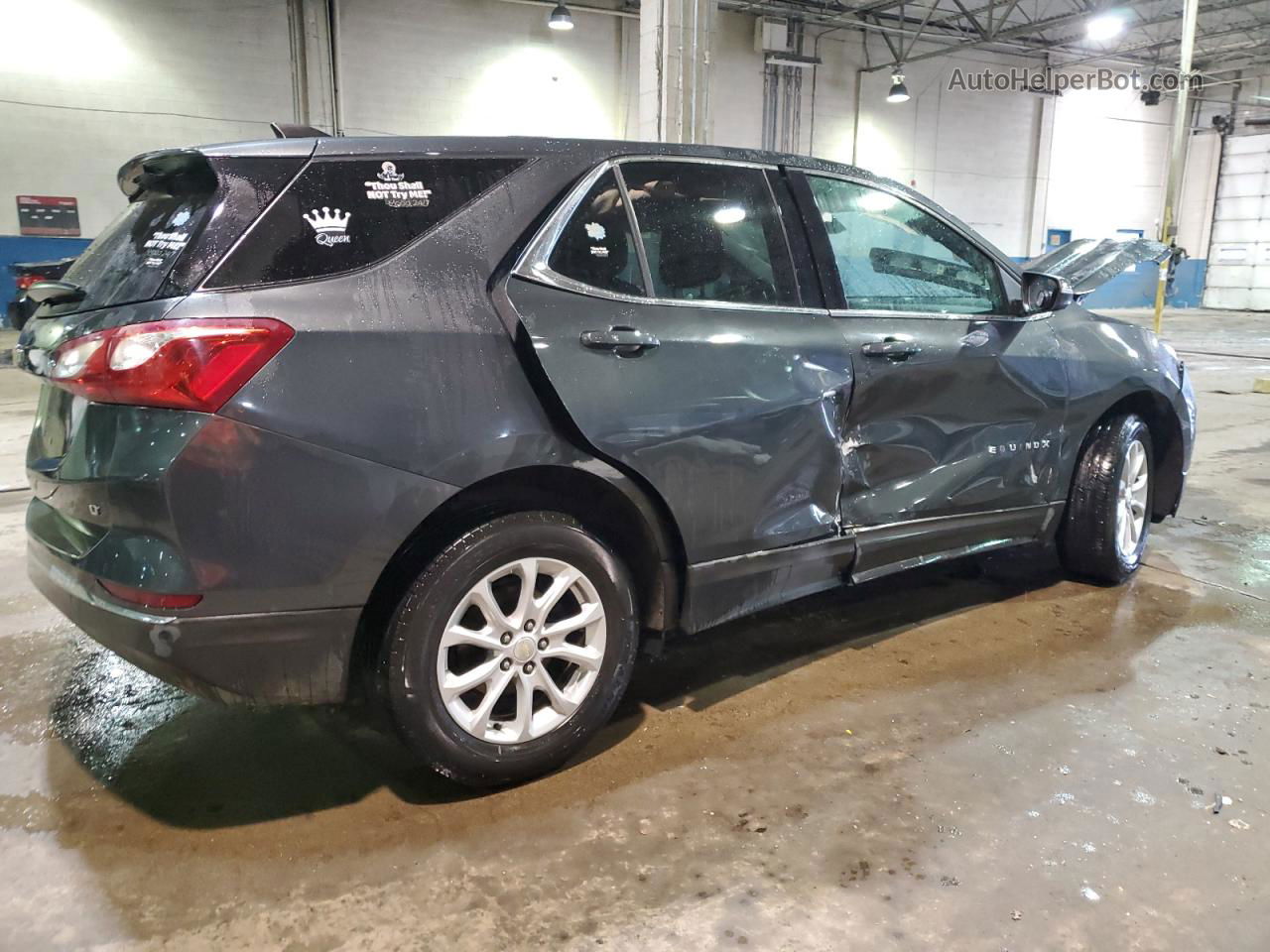 2018 Chevrolet Equinox Lt Gray vin: 3GNAXJEV6JL387059