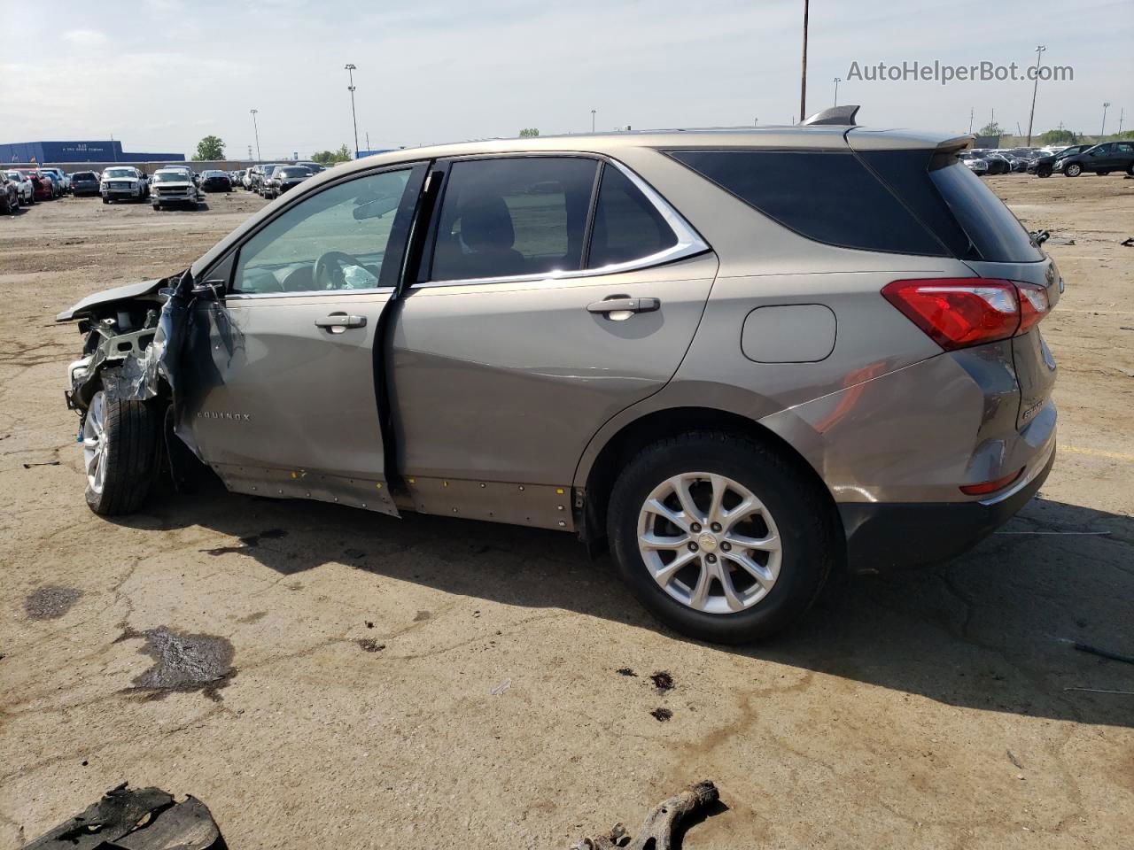 2018 Chevrolet Equinox Lt Brown vin: 3GNAXJEV6JS535247