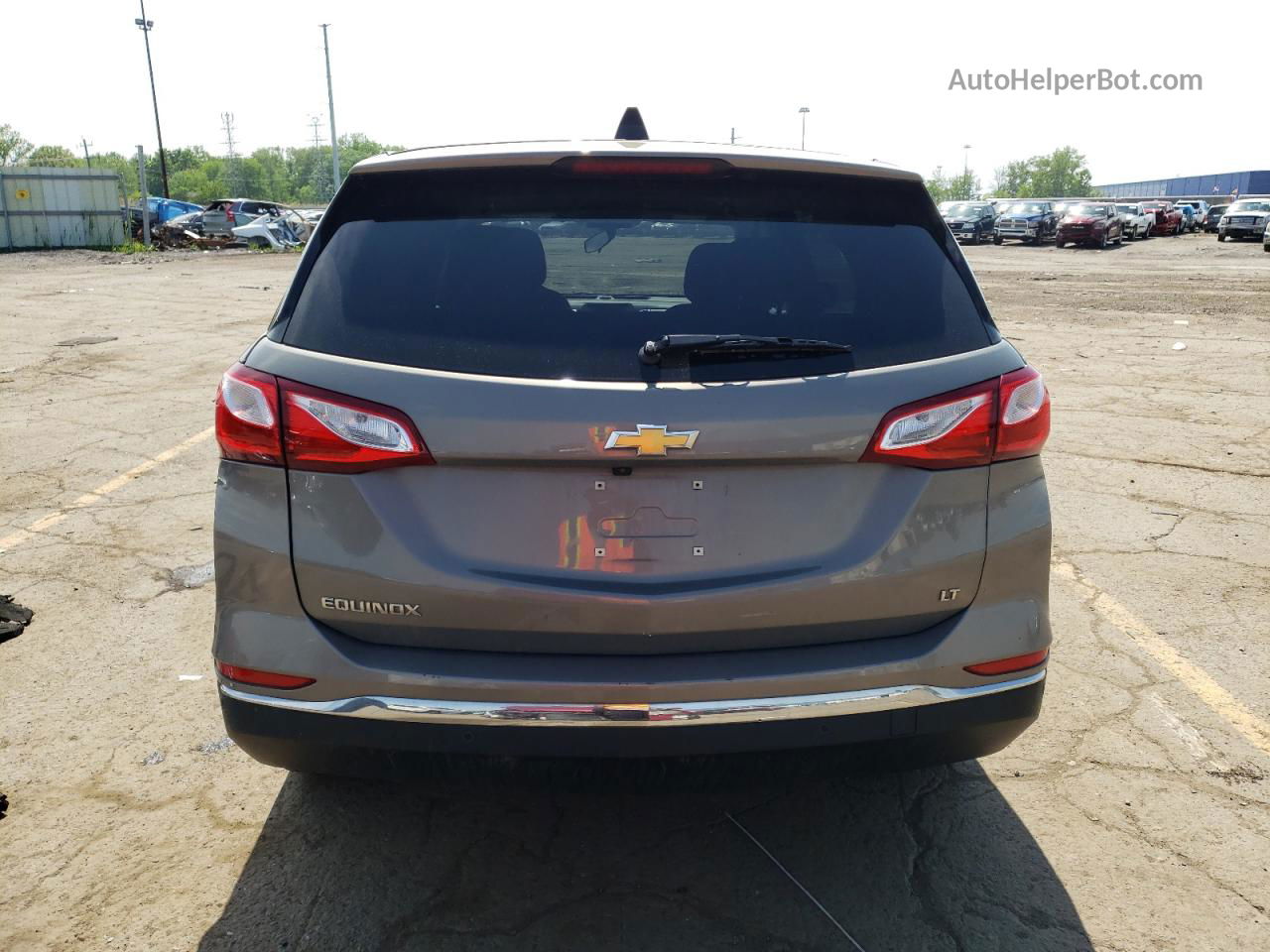 2018 Chevrolet Equinox Lt Brown vin: 3GNAXJEV6JS535247